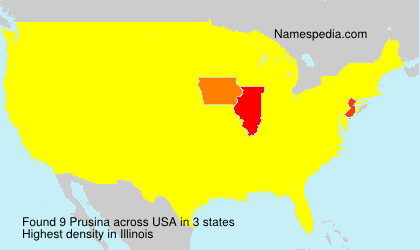 Surname Prusina in USA