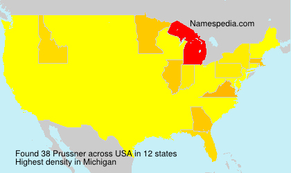 Surname Prussner in USA Surname Prussner in USA