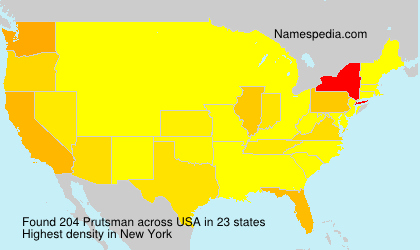 Surname Prutsman in USA Surname Prutsman in USA
