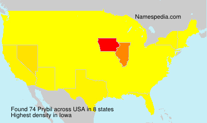 Surname Prybil in USA Surname Prybil in USA