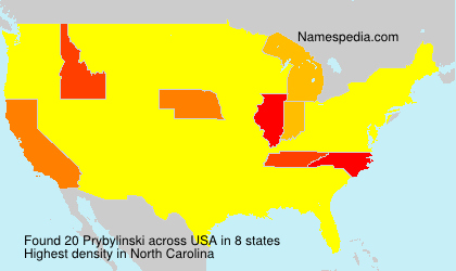 Surname Prybylinski in USA Surname Prybylinski in USA