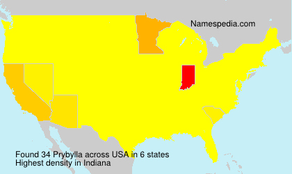 Surname Prybylla in USA Surname Prybylla in USA