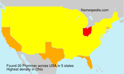 Surname Prymmer in USA Surname Prymmer in USA