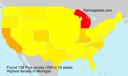 Surname Prys in USA Surname Prys in USA