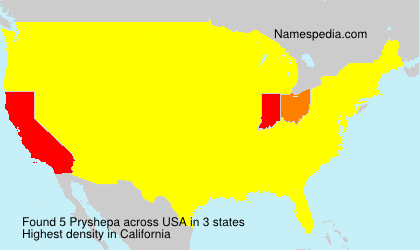 Surname Pryshepa in USA Surname Pryshepa in USA