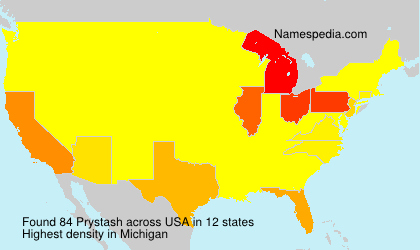 Surname Prystash in USA Surname Prystash in USA