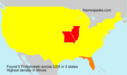 Surname Przbylowski in USA Surname Przbylowski in USA
