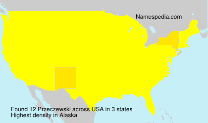 Surname Przeczewski in USA Surname Przeczewski in USA