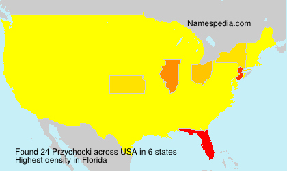 Surname Przychocki in USA Surname Przychocki in USA