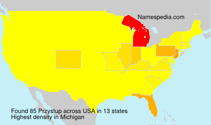 Surname Przystup in USA Surname Przystup in USA