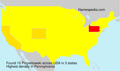 Surname Przywitowski in USA Surname Przywitowski in USA