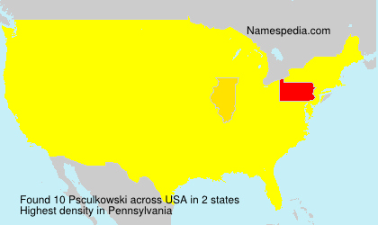 Surname Psculkowski in USA Surname Psculkowski in USA