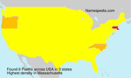 Surname Pseftis in USA Surname Pseftis in USA