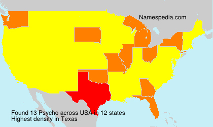 Surname Psycho in USA Surname Psycho in USA