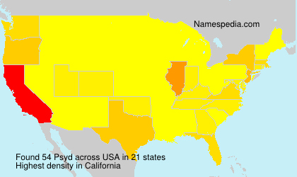 Surname Psyd in USA Surname Psyd in USA