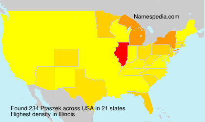 Surname Ptaszek in USA Surname Ptaszek in USA