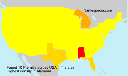Surname Pternitis in USA Surname Pternitis in USA