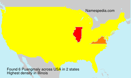 Surname Puangmaly in USA Surname Puangmaly in USA