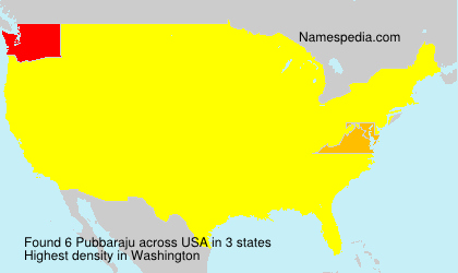 Surname Pubbaraju in USA
