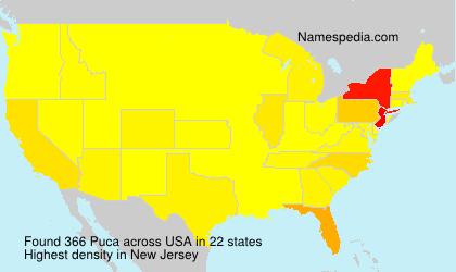 Surname Puca in USA Surname Puca in USA