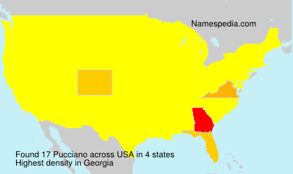 Surname Pucciano in USA Surname Pucciano in USA