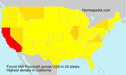 Surname Puccinelli in USA Surname Puccinelli in USA