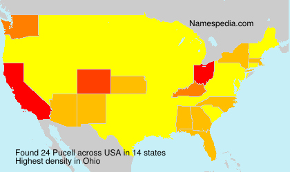 Surname Pucell in USA Surname Pucell in USA