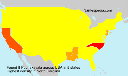 Surname Puchakayala in USA