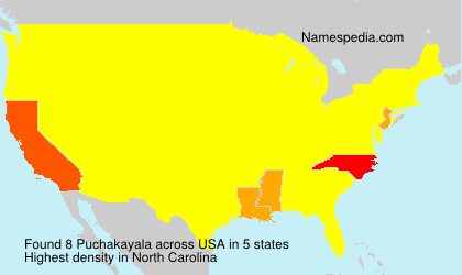 Surname Puchakayala in USA Surname Puchakayala in USA