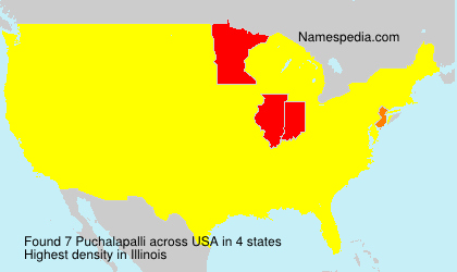 Surname Puchalapalli in USA