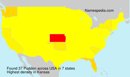 Surname Pudden in USA Surname Pudden in USA