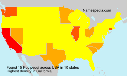 Surname Pudipeddi in USA Surname Pudipeddi in USA