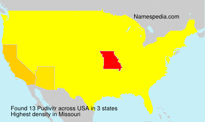 Surname Pudivitr in USA Surname Pudivitr in USA
