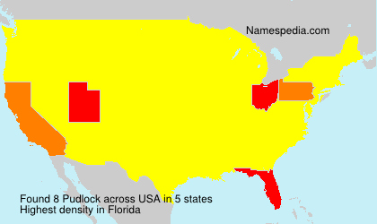 Surname Pudlock in USA Surname Pudlock in USA