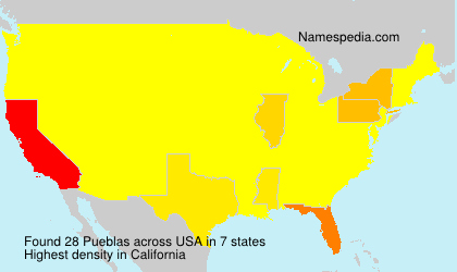 Surname Pueblas in USA Surname Pueblas in USA