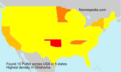 Surname Puffet in USA Surname Puffet in USA