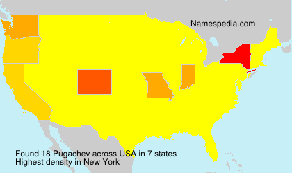 Surname Pugachev in USA Surname Pugachev in USA