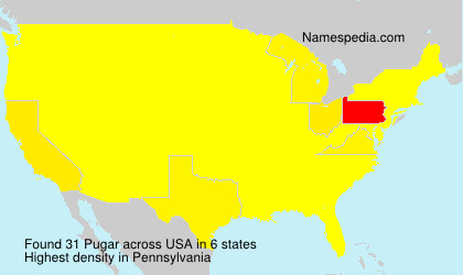 Surname Pugar in USA Surname Pugar in USA