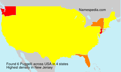 Surname Puggelli in USA Surname Puggelli in USA