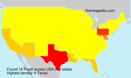 Surname Pujalt in USA Surname Pujalt in USA