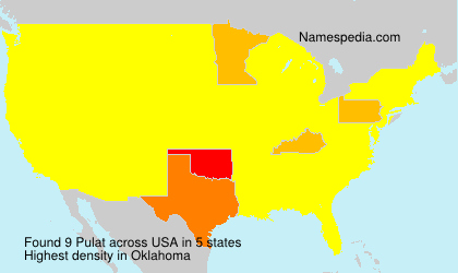 Surname Pulat in USA Surname Pulat in USA