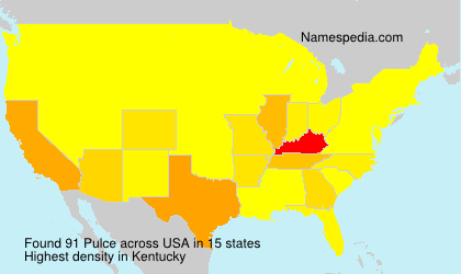 Surname Pulce in USA Surname Pulce in USA