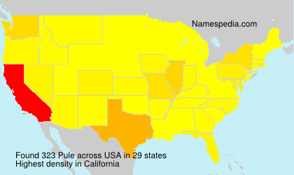 Surname Pule in USA Surname Pule in USA