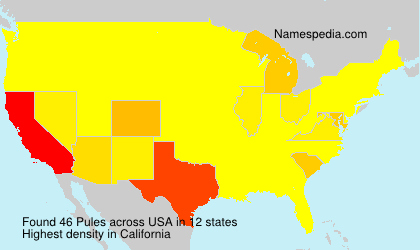 Surname Pules in USA Surname Pules in USA