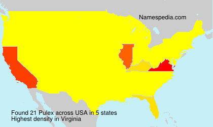 Surname Pulex in USA Surname Pulex in USA