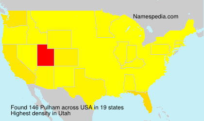 Surname Pulham in USA Surname Pulham in USA