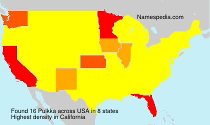 Surname Pulkka in USA Surname Pulkka in USA