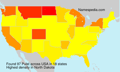 Surname Pulst in USA Surname Pulst in USA