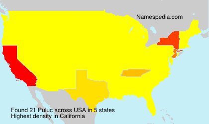 Surname Puluc in USA Surname Puluc in USA