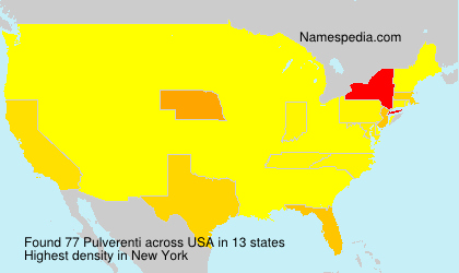 Surname Pulverenti in USA